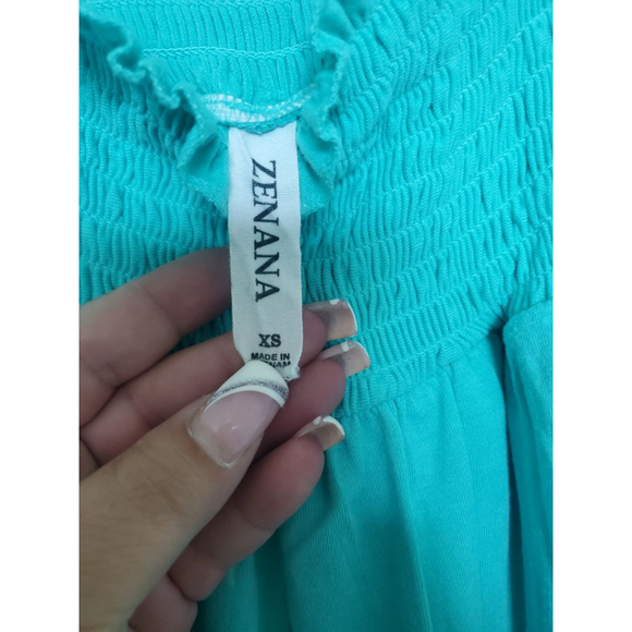 Women Zenana Pants Size XS Teal - Picture 3 of 5